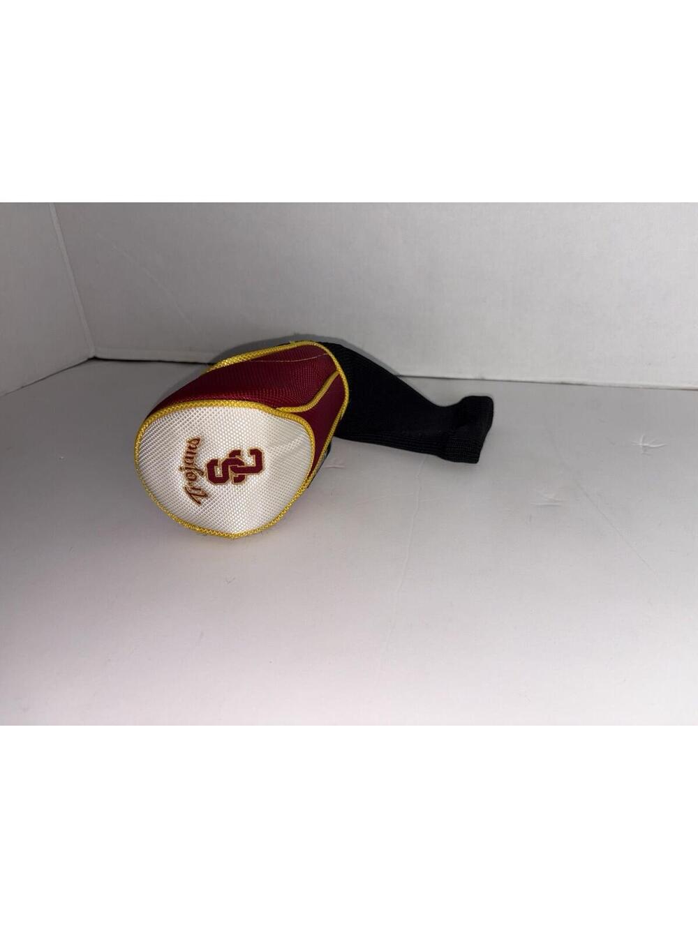 USC Trojans Golf Club Headcover Utility Sock Knit Red Yellow Black